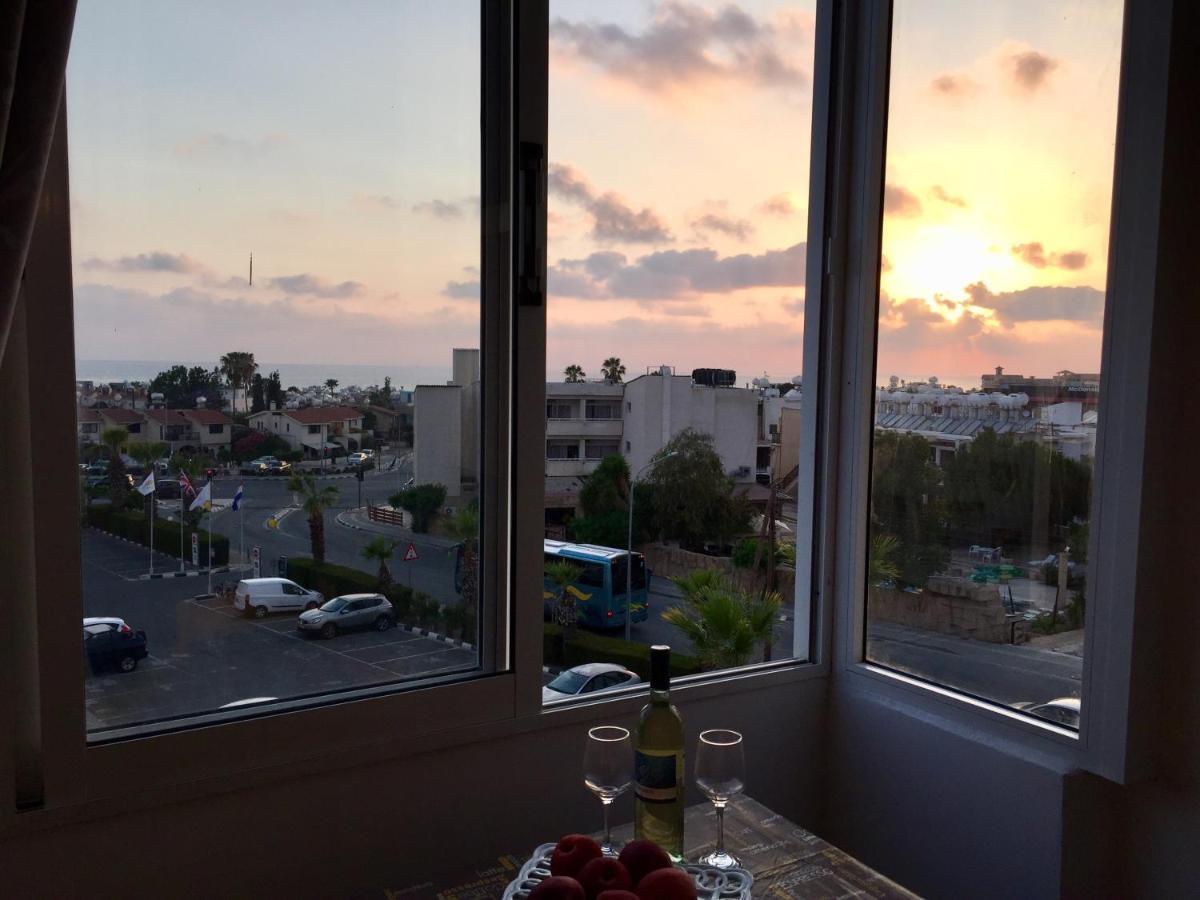 شقة Sunset Seaview Studio بافوس المظهر الخارجي الصورة